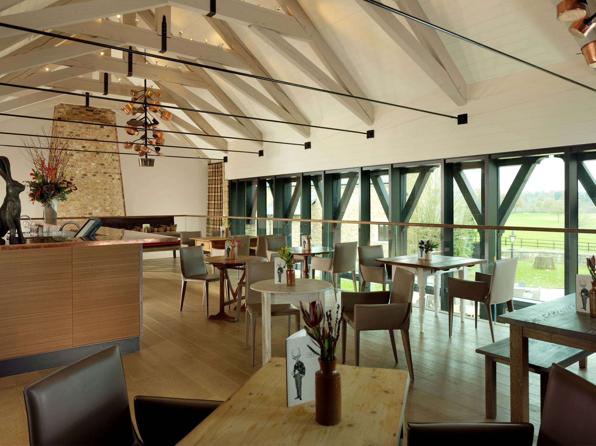 אסקוט Coworth Park - Dorchester Collection מסעדה תמונה